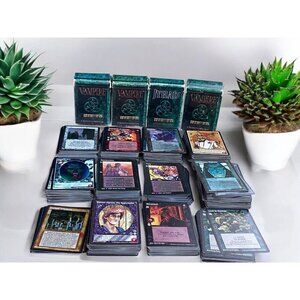 Vintage 1994 Jyhad Vampire Eternal Struggle Trading Card Bundle. 400+ Cards